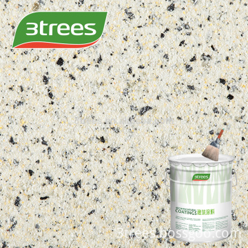 3TREES Pollution Resistant Special Rock Chip Granite Stone Paint/Coating